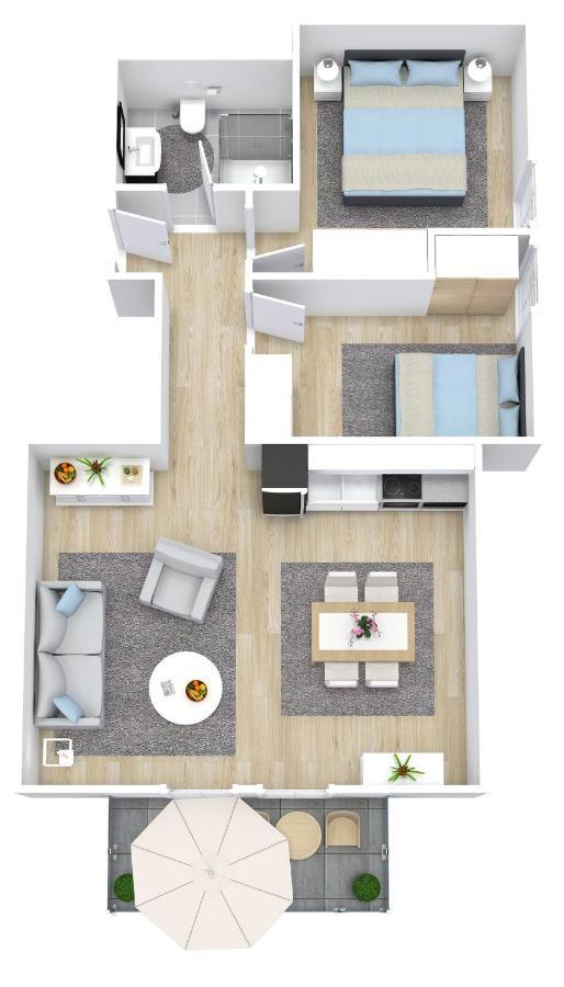 Ferienwohnung Lee Ost 2 3 Dierhagen Exteriér fotografie